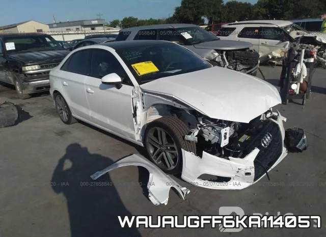 WAUAUGFF6KA114057 2019 Audi A3, Premium/Titanium