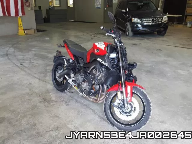 JYARN53E4JA002645 2018 Yamaha MT09