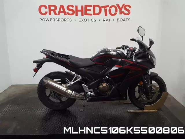 MLHNC5106K5500806 2019 Honda CBR300, R