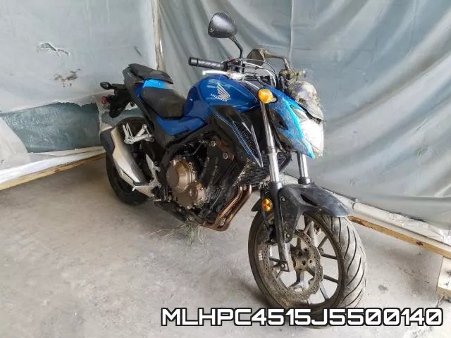 MLHPC4515J5500140 2018 Honda CB500, F