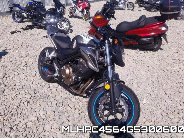 MLHPC4564G5300600 2016 Honda CB500, F