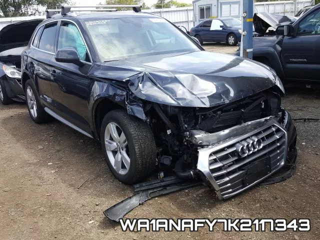 WA1ANAFY7K2117343 2019 Audi Q5, Premium