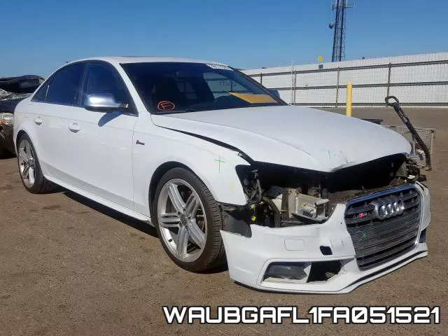 WAUBGAFL1FA051521 2015 Audi S4, Premium Plus