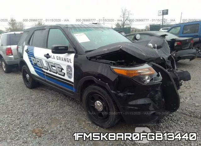 1FM5K8AR0FGB13440 2015 Ford Utility Police Interceptor,