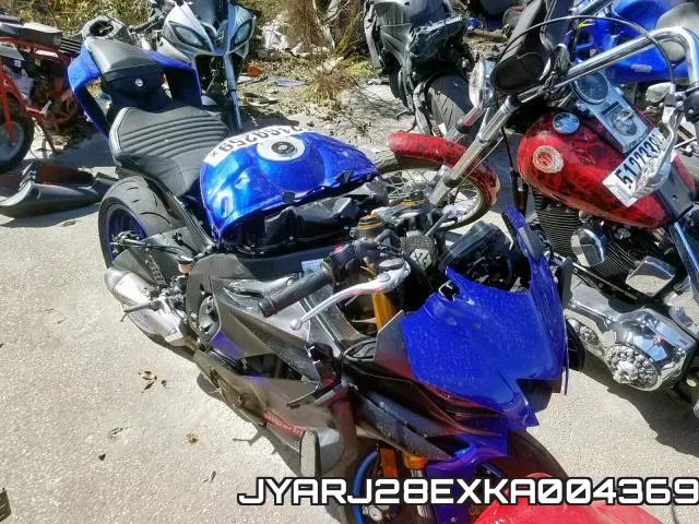 JYARJ28EXKA004369 2019 Yamaha YZFR6