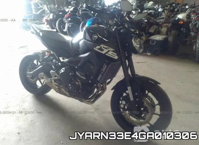 JYARN33E4GA010306 2016 Yamaha FZ09