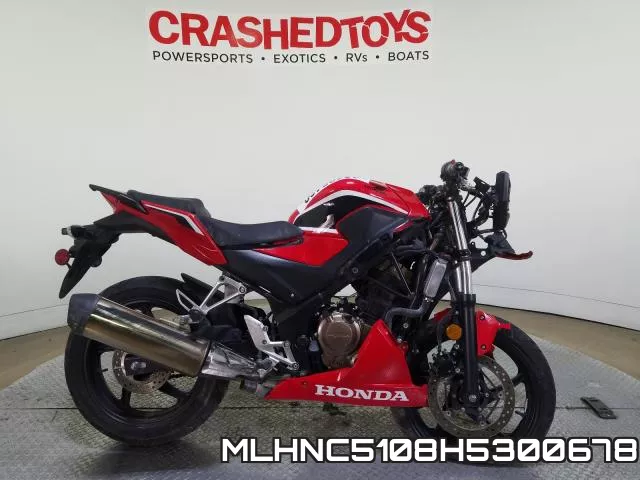MLHNC5108H5300678 2017 Honda CBR300, R