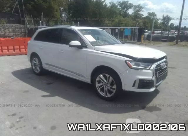 WA1LXAF7XLD002106 2020 Audi Q7, Premium Plus