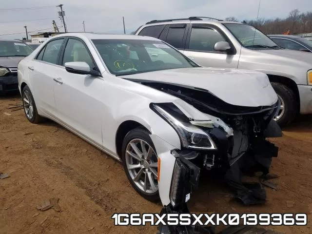 1G6AX5SXXK0139369 2019 Cadillac CTS, Luxury