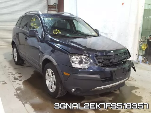 3GNAL2EK7FS518357 2015 Chevrolet Captiva, LS