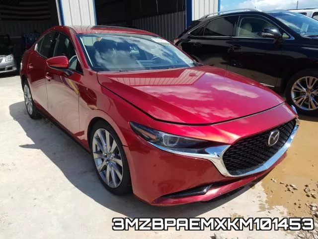 3MZBPAEMXKM101453 2019 Mazda 3, Premium