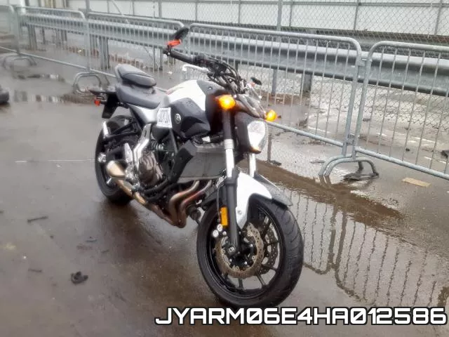 JYARM06E4HA012586 2017 Yamaha FZ07
