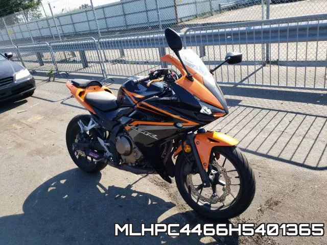 MLHPC4466H5401365 2017 Honda CBR500, R