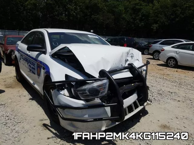 1FAHP2MK4KG115240 2019 Ford Taurus, Police Interceptor