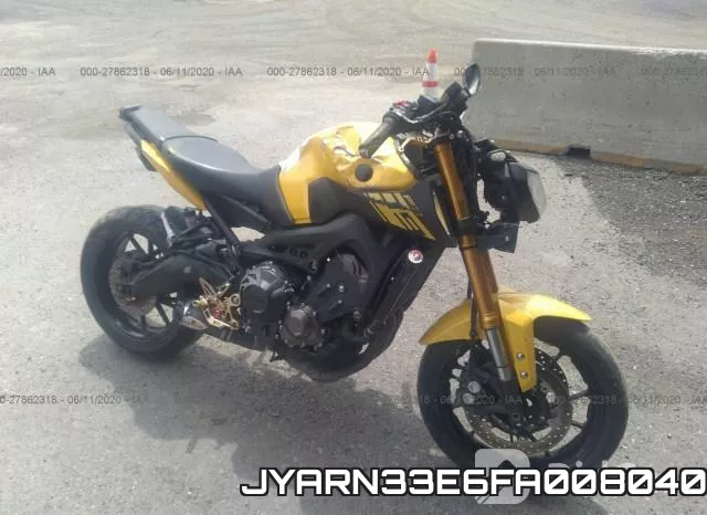 JYARN33E6FA008040 2015 Yamaha FZ09