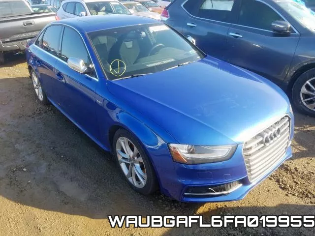 WAUBGAFL6FA019955 2015 Audi S4, Premium Plus