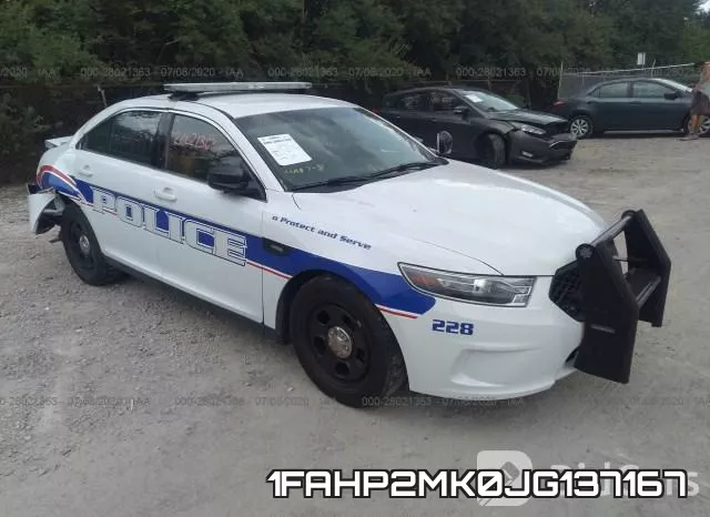 1FAHP2MK0JG137167 2018 Ford Police Interceptor, Sedan Police Interceptor