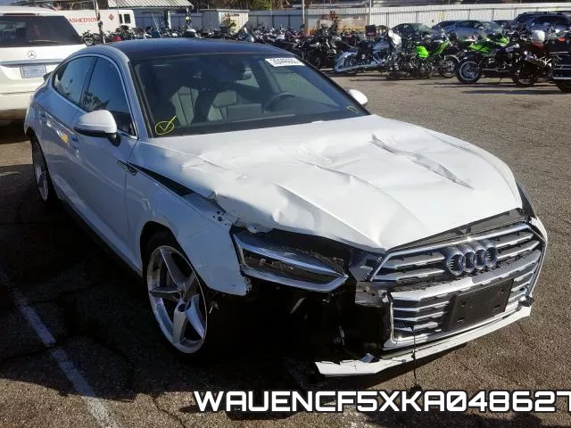 WAUENCF5XKA048627 2019 Audi A5, Premium Plus S-Line