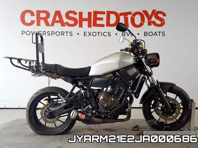 JYARM21E2JA000686 2018 Yamaha XSR700