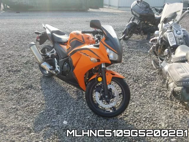 MLHNC5109G5200281 2016 Honda CBR300, R