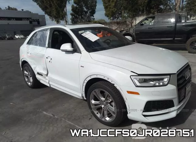 WA1JCCFS0JR028751 2018 Audi Q3, Premium Plus