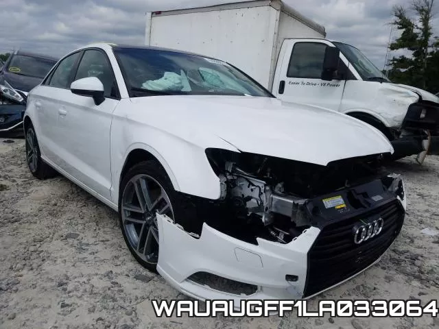 WAUAUGFF1LA033064 2020 Audi A3, Premium
