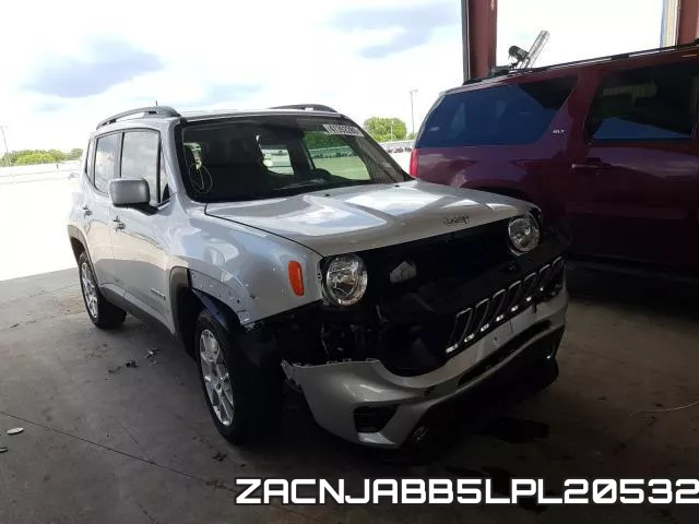 ZACNJABB5LPL20532 2020 Jeep Renegade, Latitude