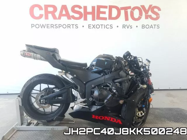 JH2PC40J8KK500248 2019 Honda CBR600, RA