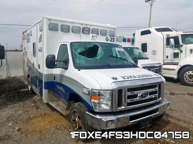 1FDXE4FS3HDC04758 2017 Ford Econoline, E450 Super Duty Cutaway Van