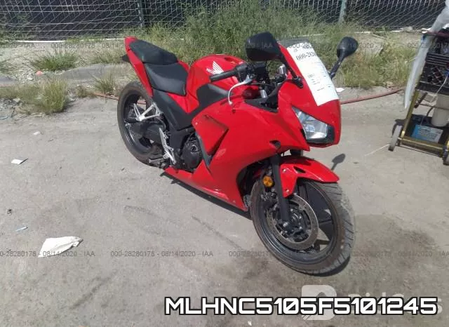 MLHNC5105F5101245 2015 Honda CBR300, R