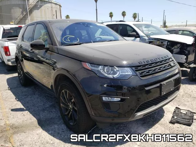 SALCR2FX8KH811562 2019 Land Rover Discovery, Hse