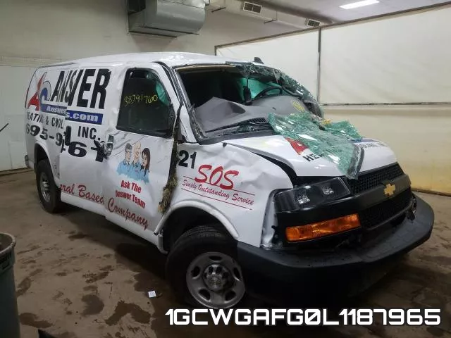 1GCWGAFG0L1187965 2020 Chevrolet Express