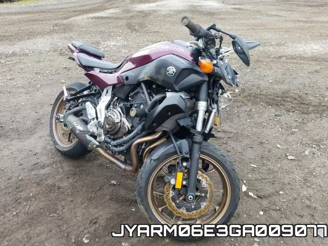 JYARM06E3GA009077 2016 Yamaha FZ07