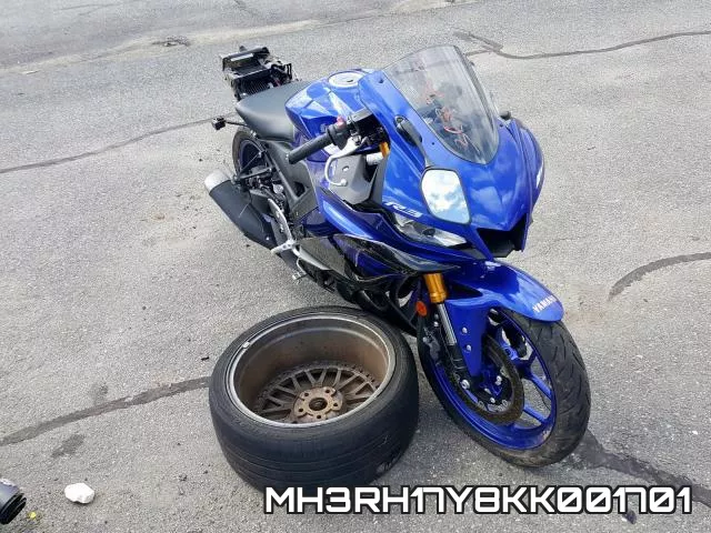 MH3RH17Y8KK001701 2019 Yamaha YZFR3