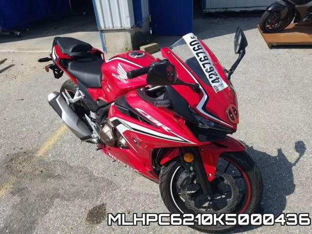 MLHPC6210K5000436 2019 Honda CBR500, R