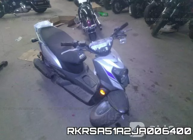 RKRSA51A2JA006400 2018 Yamaha YW50, FX