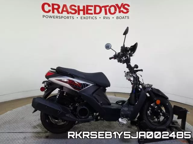 RKRSEB1Y5JA002485 2018 Yamaha YW125