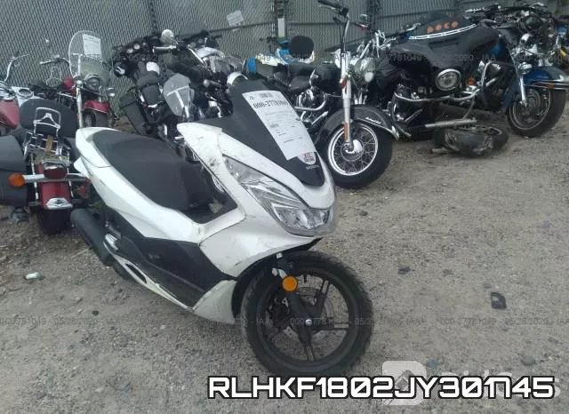 RLHKF1802JY301745 2018 Honda PCX, 150