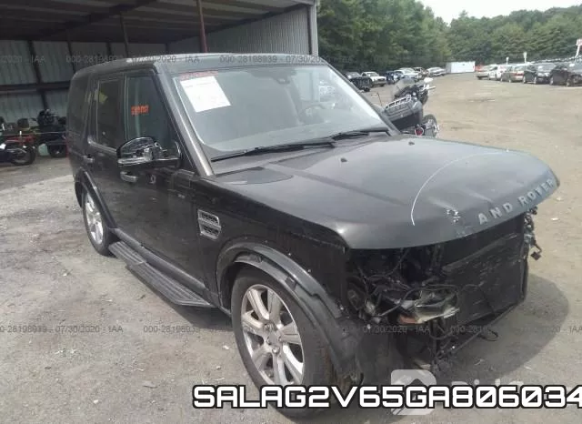 SALAG2V65GA806034 2016 Land Rover LR4, Hse