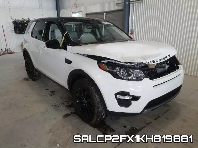 SALCP2FX1KH819881 2019 Land Rover Discovery, SE