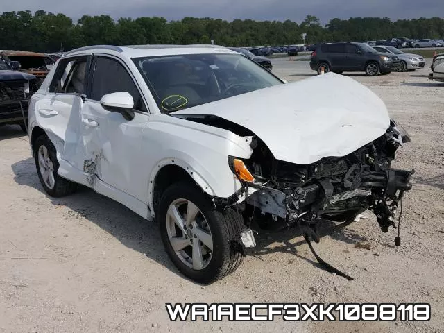 WA1AECF3XK1088118 2019 Audi Q3, Premium