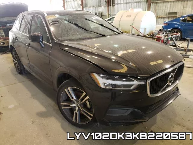 LYV102DK3KB220587 2019 Volvo XC60, T5 Momentum