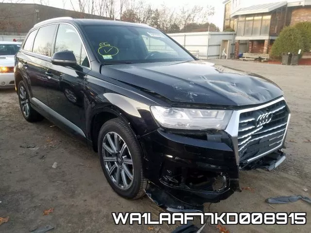 WA1LAAF77KD008915 2019 Audi Q7, Premium Plus