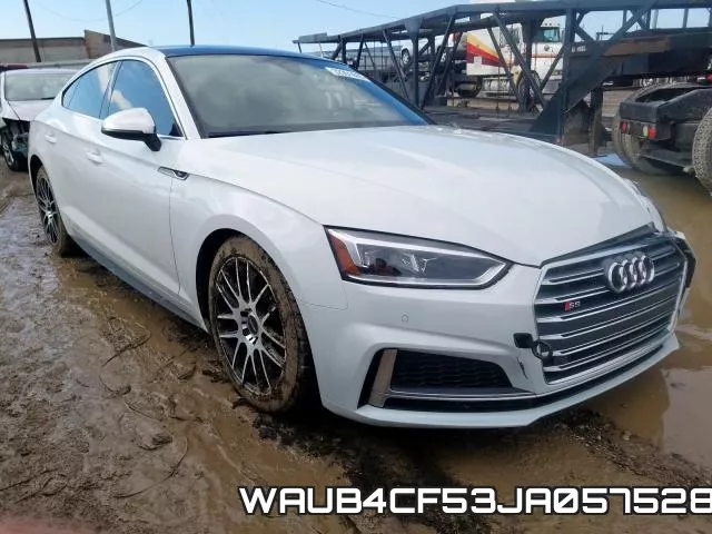 WAUB4CF53JA057528 2018 Audi S5, Premium Plus