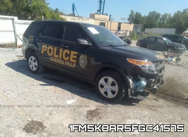 1FM5K8AR5FGC41575 2015 Ford Utility Police Interceptor,