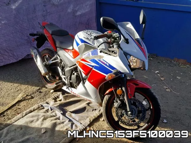 MLHNC5153F5100039 2015 Honda CBR300, RA