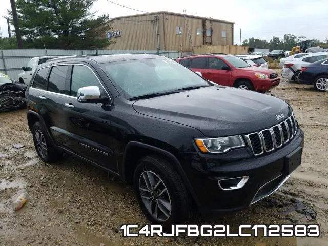1C4RJFBG2LC172583 2020 Jeep Grand Cherokee,  Limited