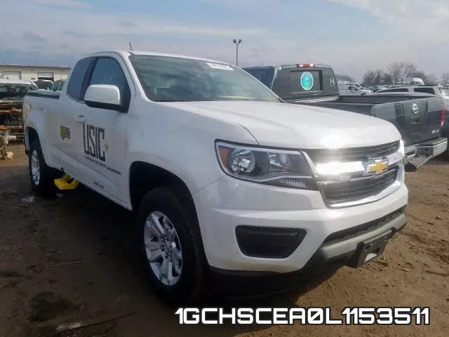 1GCHSCEA0L1153511 2020 Chevrolet Colorado, LT