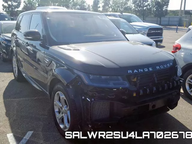 SALWR2SU4LA702678 2020 Land Rover Range Rover,  Hse