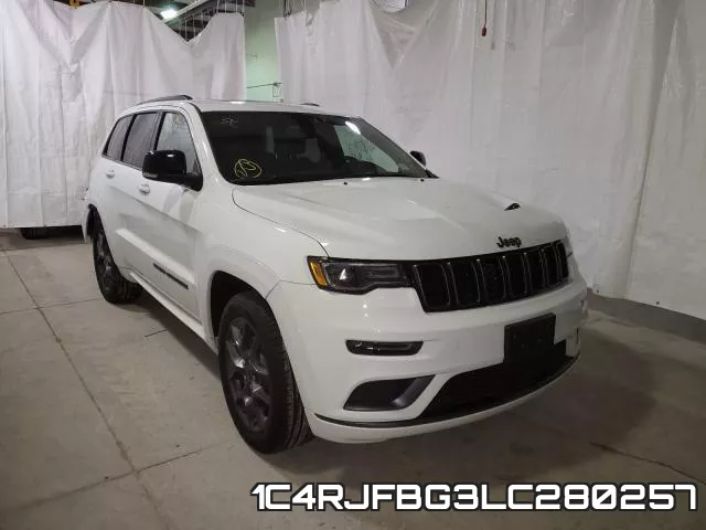 1C4RJFBG3LC280257 2020 Jeep Grand Cherokee,  Limited